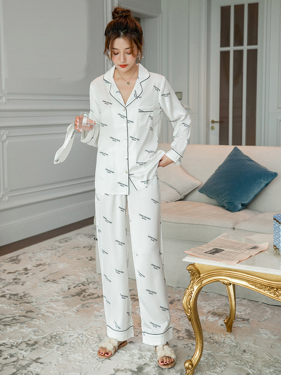 Silk pajamas women snow silk satin loose - ladieskits - women pajamas