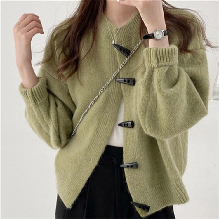 Women Loose Western Style Sweater Coat - ladieskits - jacket