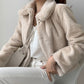 Women Thick Fur Coat Zipper Cotton - ladieskits - jacket