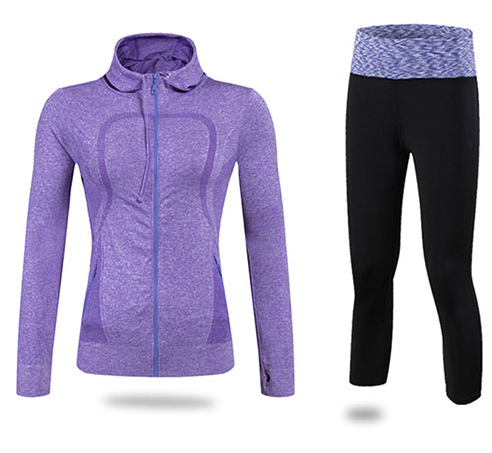 Yuerlian Sport Suit Compression Fitness Tights Sweatshirt For Women Suit Gym Sportswear Leggings Running Sets Women'S Tracksuits - ladieskits - 0