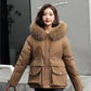 Pie Overcoming Women's Plus Size Women's Autumn And Winter Fur Jacket Women - ladieskits - 0