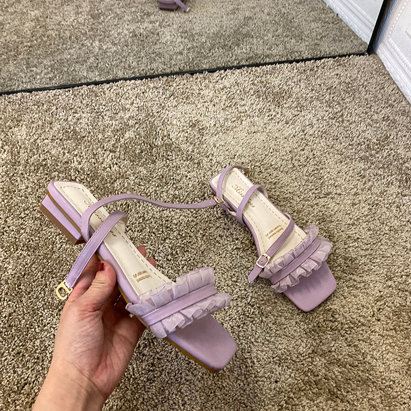 Taro Purple Sandals - ladieskits - 0
