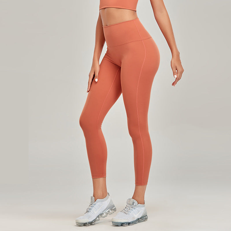 New Yoga Pants Women Leggings For Fitness Nylon High Waist Long Pants WomenNo  T Line Hip Push UP Tights Women Gym Clothing - ladieskits