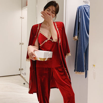 Sexy suspender pajamas - ladieskits - 0