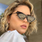 Fashion Rimless One-piece Sunglasses Women - ladieskits