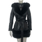 Fashion Women Leather Coats Jackets Ladies Jacket 2021 Black - ladieskits - jacket