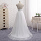 A-line Flowy Romantic Tulle Boho Beach Wedding Dress with Layered Tulle Skirt #21011216