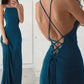 Backless Teal Green Simple Prom Dress For Teens,GDC1285