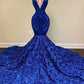 Bodycon Royal Blue Prom Dress Curvy Black Girl Slays