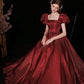 Burgundy Disney Princess inspired Ball Gown Prom Dress