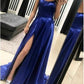 Cheap Backless Simple Long Evening Dress,Royal Blue Prom Dress,GDC1104
