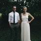 Country Style Casual Two Piece Wedding Dress, Simple Affordable Bridal Separates,20082555