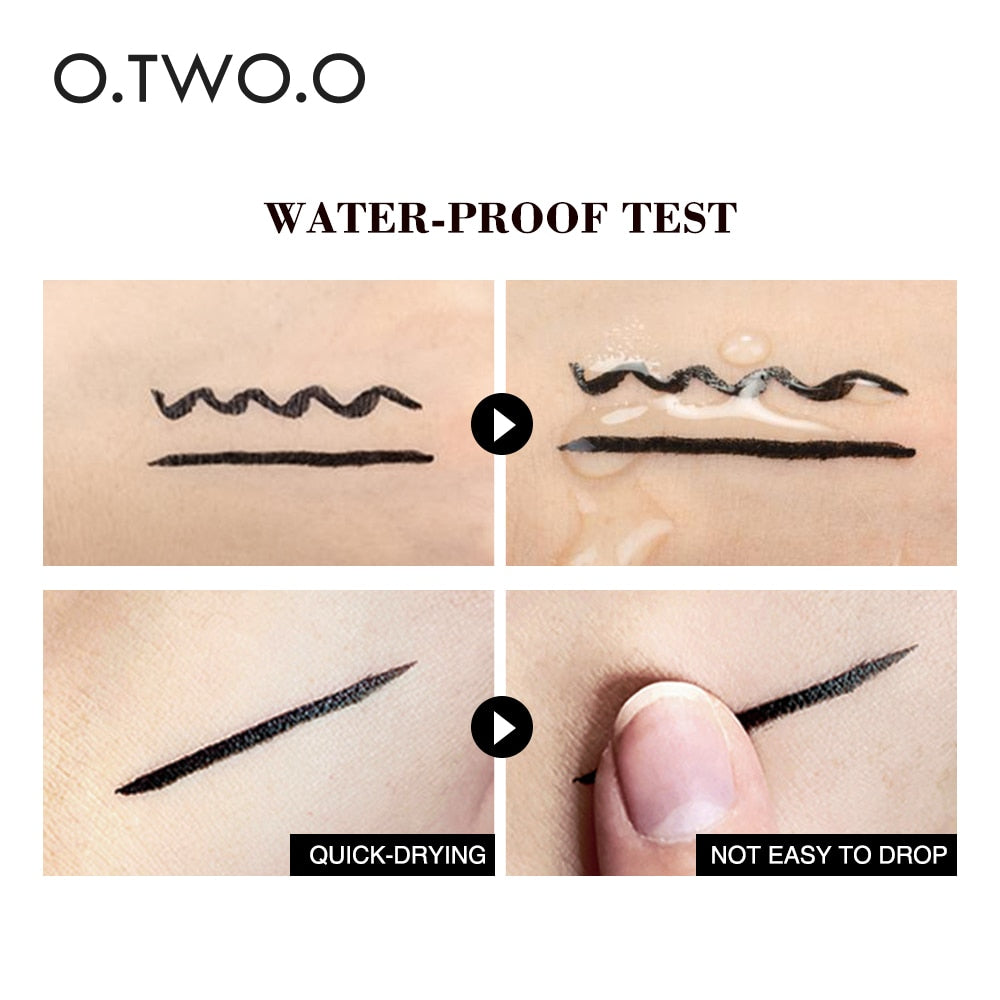 New Eyeliner Stamp Black Liquid | Waterproof | Fast Dry Double-ended Eye Liner - ladieskits - Eyeliner