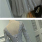 Grey Prom Dress,Short Homecoming Dress,Long Sleeve Prom Dress,Vintage Prom Dress,SSD003