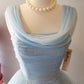 Vintage Homecoming Dress 1950s Prom Dress Homecoming Dress Vintage Blue Homecoming Dress Vintage Prom Dress SSD010