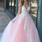 Lavender Tulle Princess Plunge V neck Formal Dress Puffy Prom Dress,GDC1289