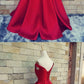 Red Ball Gown Prom Dress Off the Shoulder Prom Dress Long Prom Dress MA001