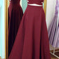 Burgundy Prom Dress,Prom Dress Junior,Long Prom Dress,Wedding Guest Outfits,MA015