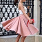 Modest White/Pink Short Homecoming Dress Short Prom Dress GDC1300