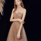 Sparkly Champagne Sequins Long Prom Dress