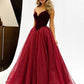 Super Stunning Princess Burgundy Ball Gown Prom Dress Ball Gown Wedding Dress,GDC1040