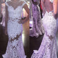 Lace Wedding Dress, See Through Wedding Dress,Mermaid Wedding Dress,Cap Sleeves Wedding Dress,WS071