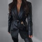 Winter Suit Collar Fashion Casual Leather Jacket - ladieskits - 0