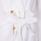 Long Sleeve Wrap Pocket Bodycon Blazer Dress