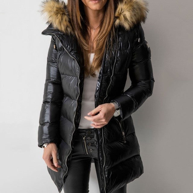 Thin Down Coat Coats For Winter Jacket Women Outerwear Style - ladieskits - jacket