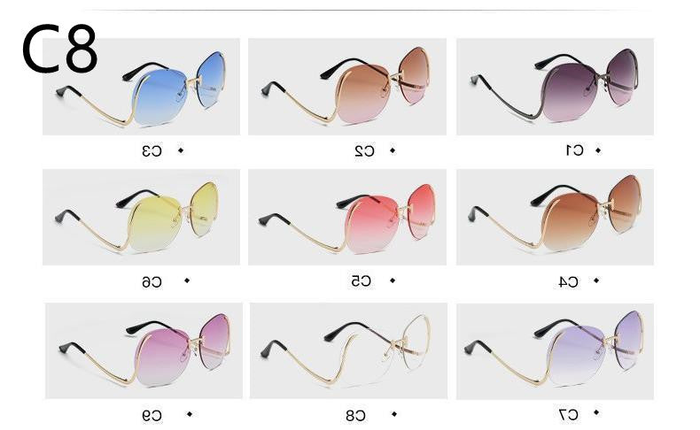 Ladies Round Sunglasse Glasses Women - ladieskits