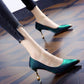 Pointed Satin High Heels Women Stiletto All-match Single Shoes - ladieskits - 0