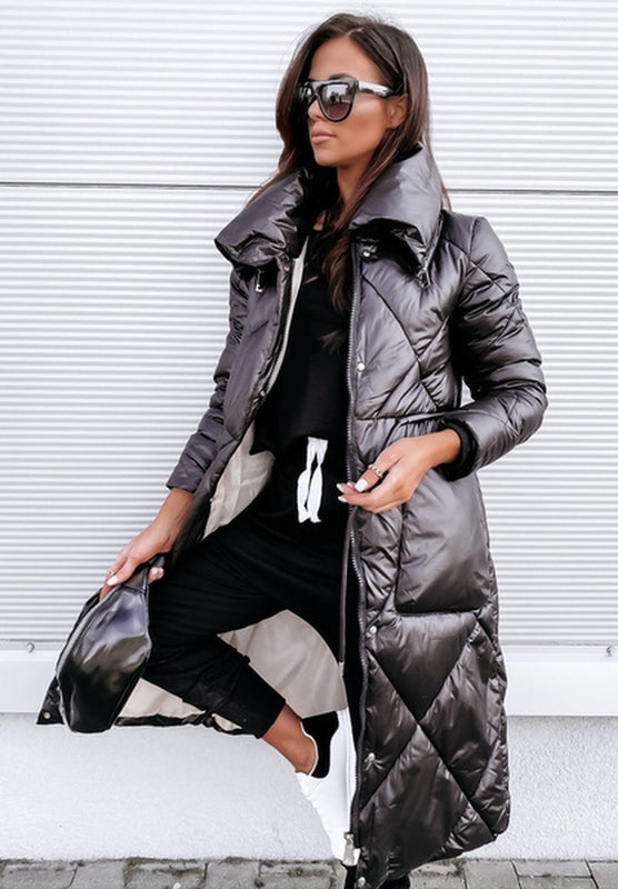 Fashion Jacket Winter Plus Size Long Coat - ladieskits - 0